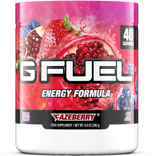 Gfuel Fazeberry Energy Formula Tub PNG Image