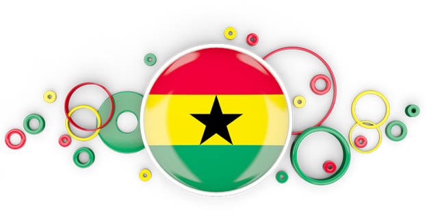 Ghana_ Flag_ Abstract_ Artwork PNG Image