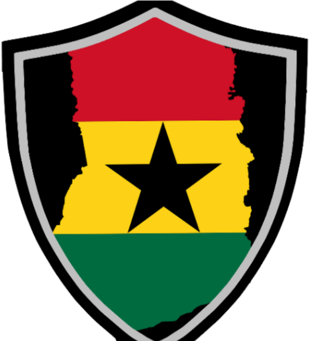 Ghana National Colors Shield PNG Image