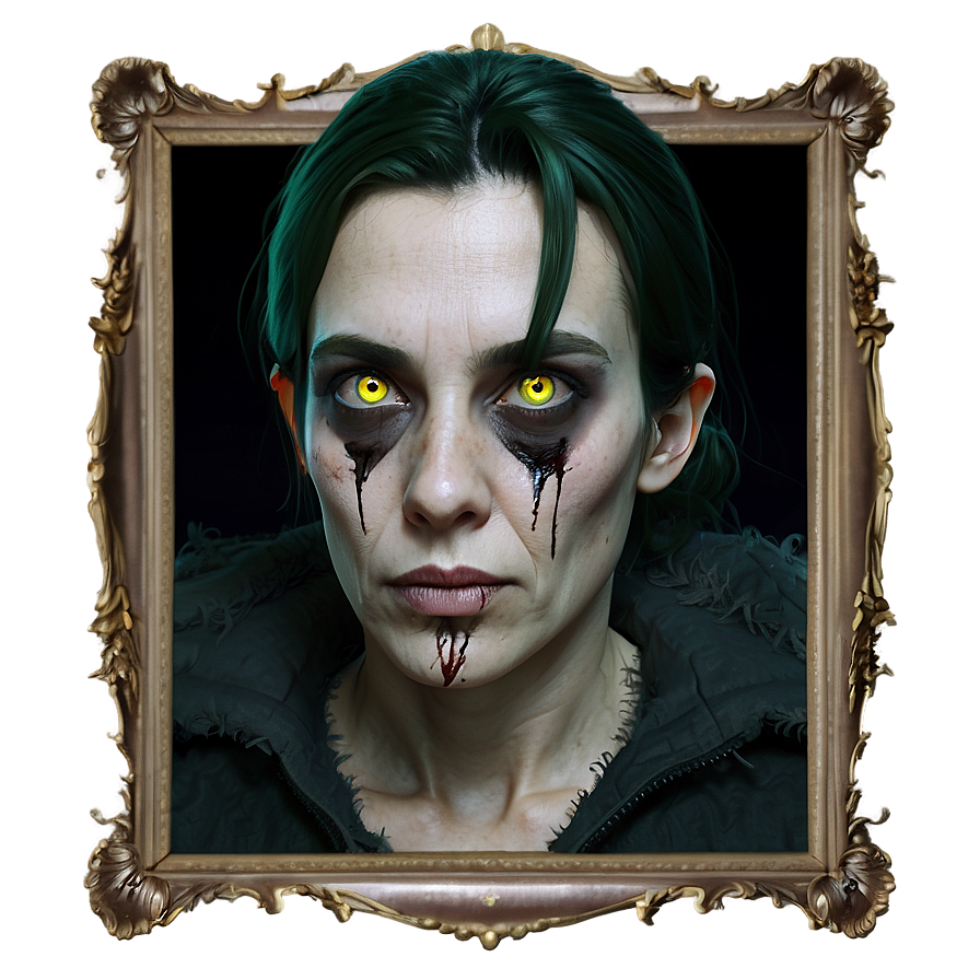 Ghastly Horror Portrait Png Oao PNG Image