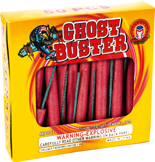 Ghost Buster Firecrackers Pack PNG Image