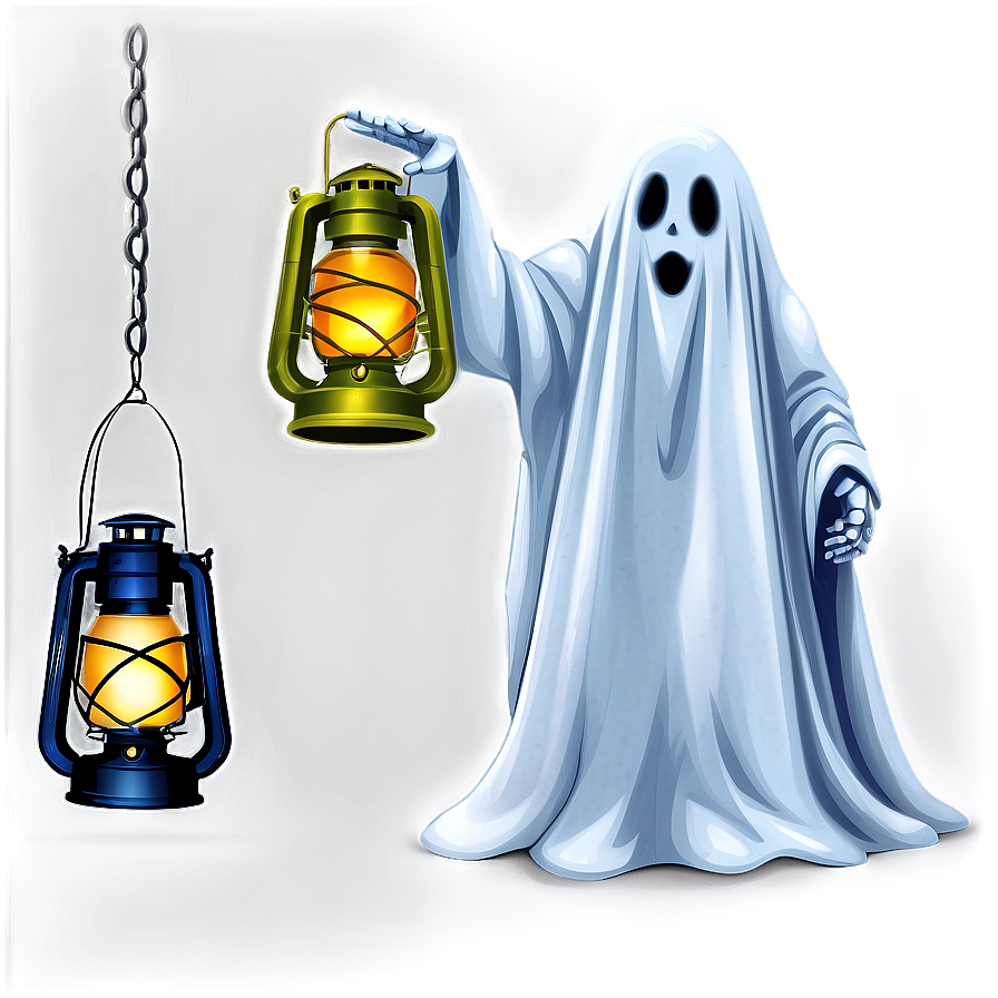 Ghost With Lantern Png Qgv PNG Image