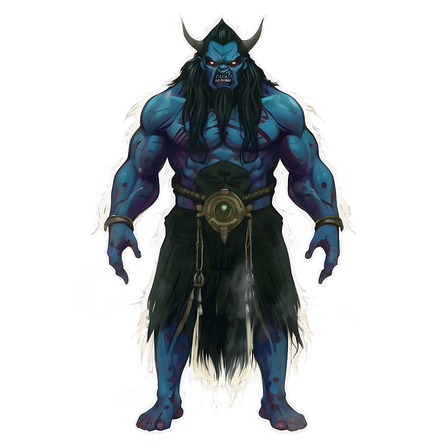 Ghostly Oni Apparition Png Yld19 PNG Image