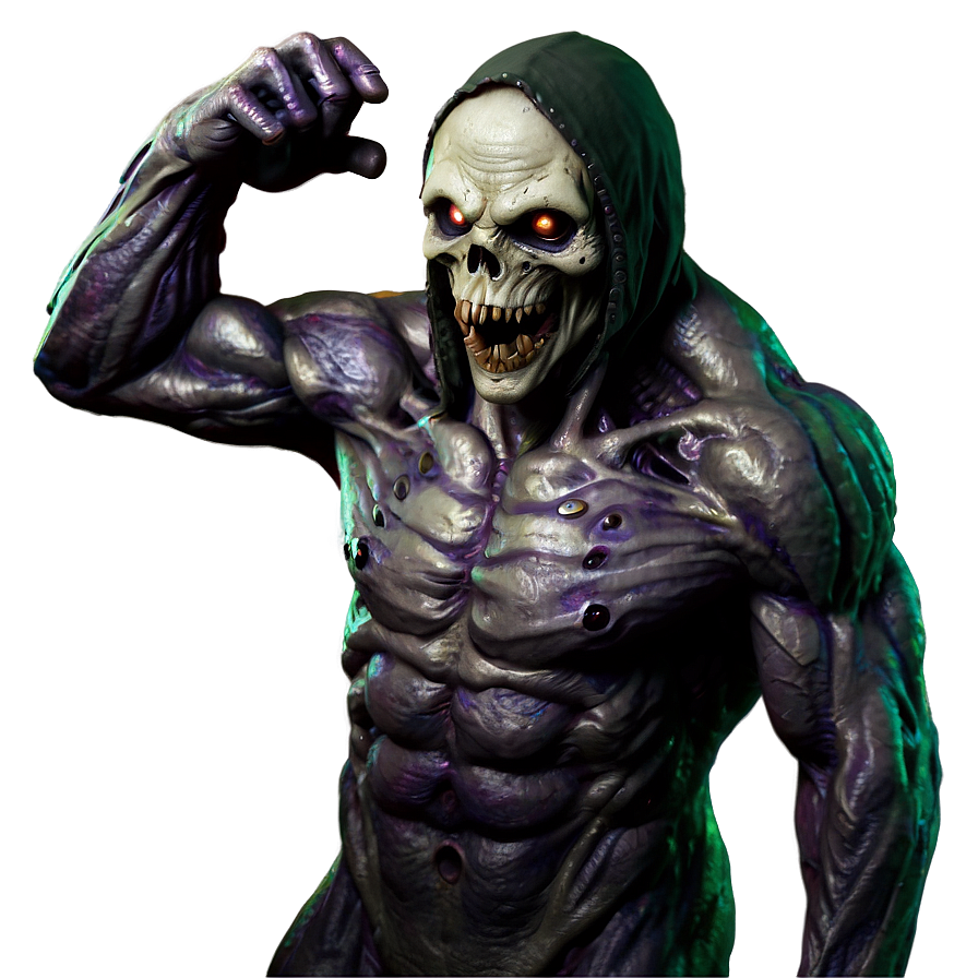 Ghoulish Monster Render Png 06122024 PNG Image