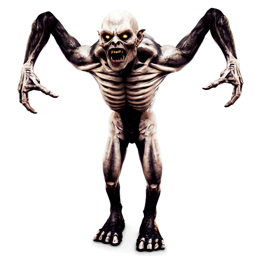 Ghoulish Monster Render Png Vor PNG Image