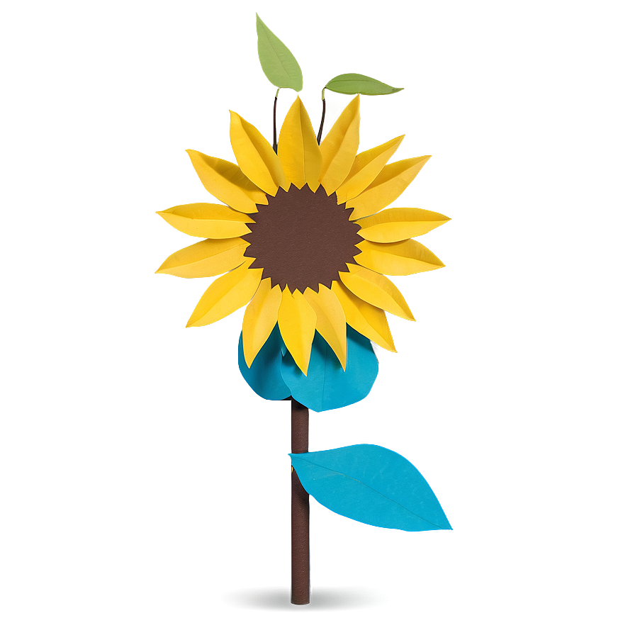 Giant Paper Sunflower Png Qny PNG Image