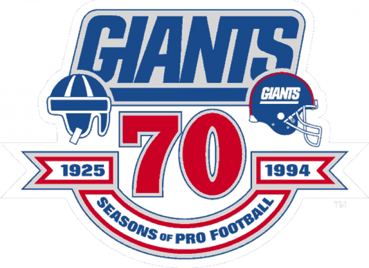 Giants70th Anniversary Logo PNG Image