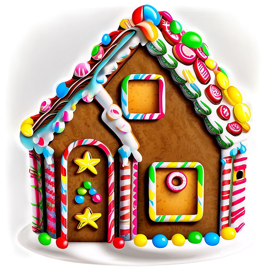 Gingerbread House Kit Png 22 PNG Image