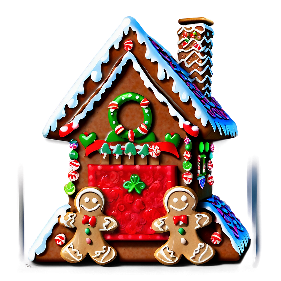 Gingerbread House Kit Png 51 PNG Image