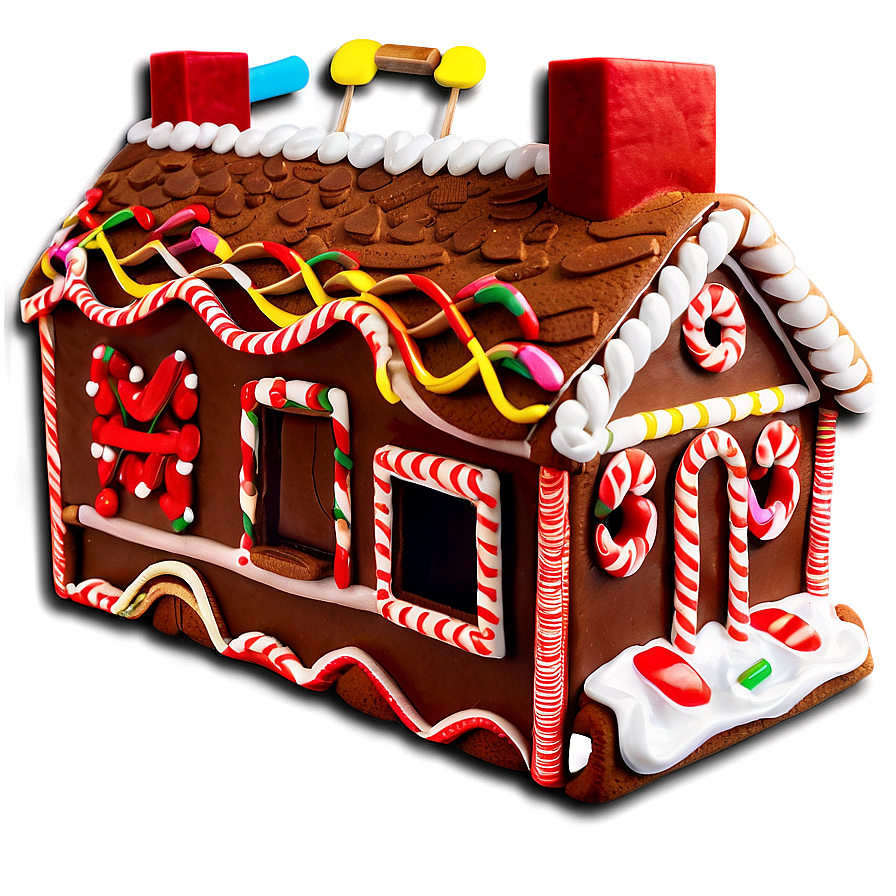 Gingerbread House Kit Png Ylg17 PNG Image