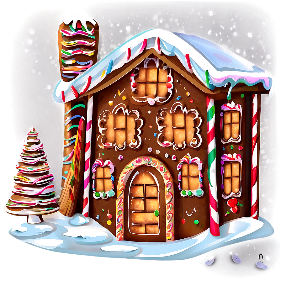 Gingerbread House Png 05212024 PNG Image