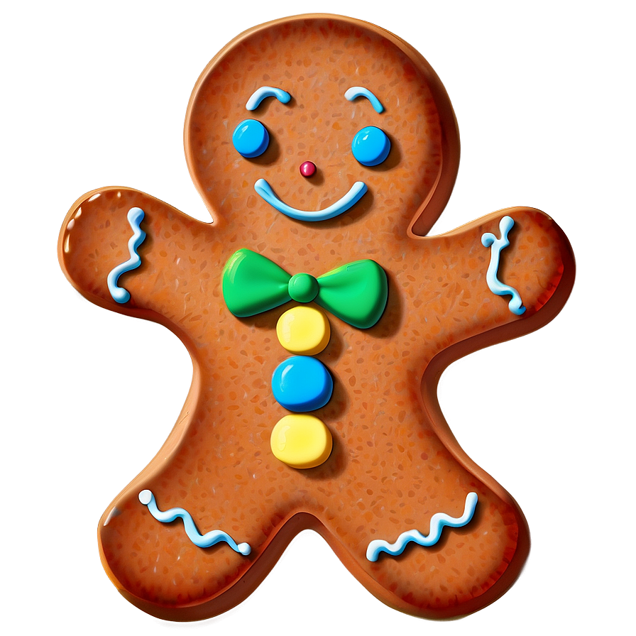 Gingerbread Man Icing Png Tew PNG Image