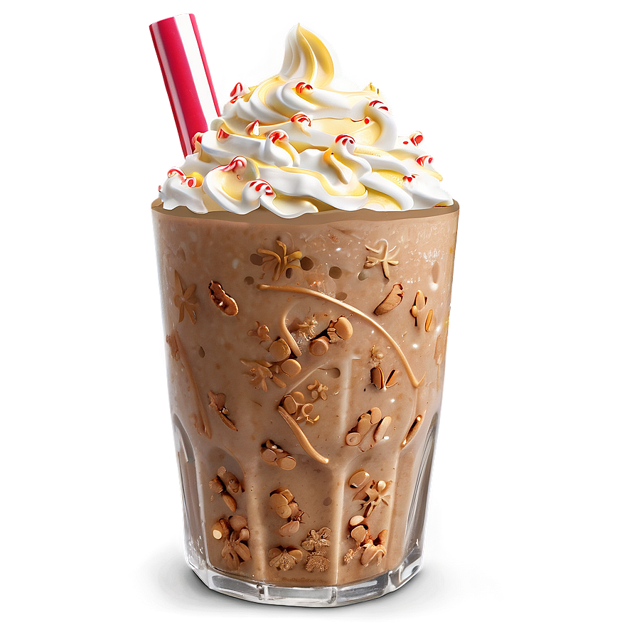 Gingerbread Milkshake Png Mcp PNG Image