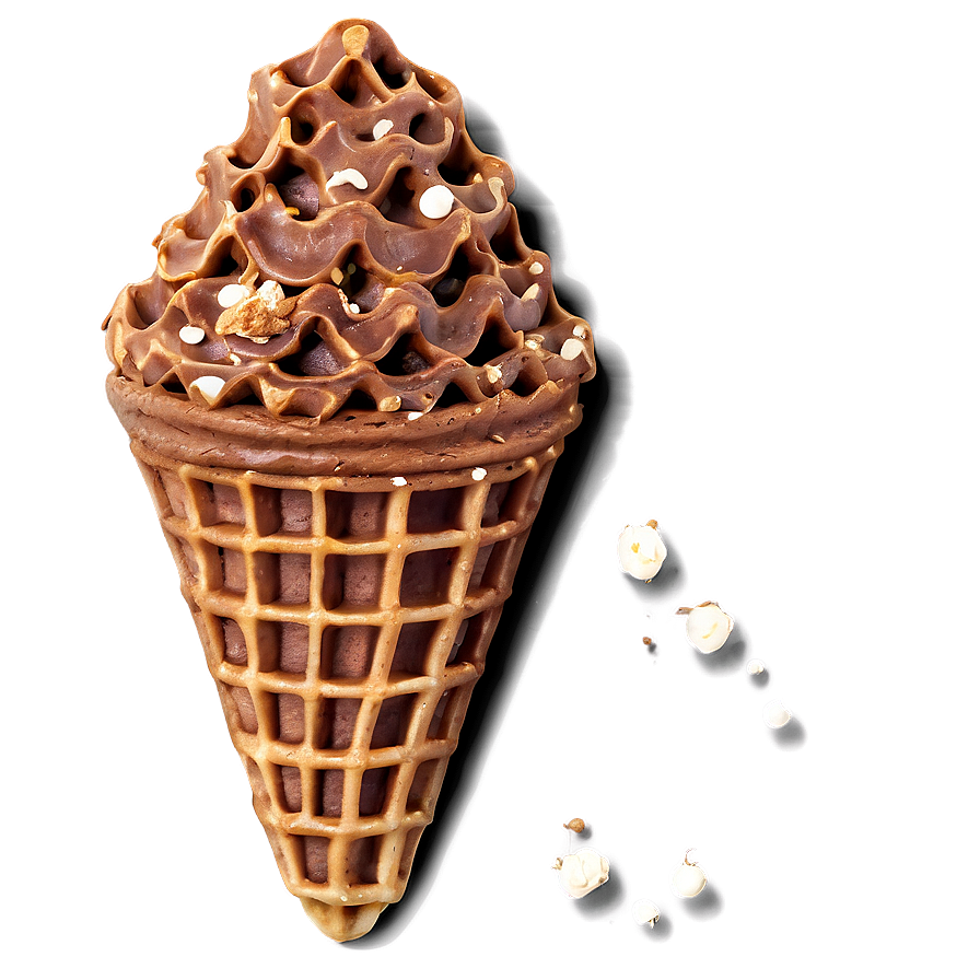 Gingerbread Waffle Cone Png 48 PNG Image