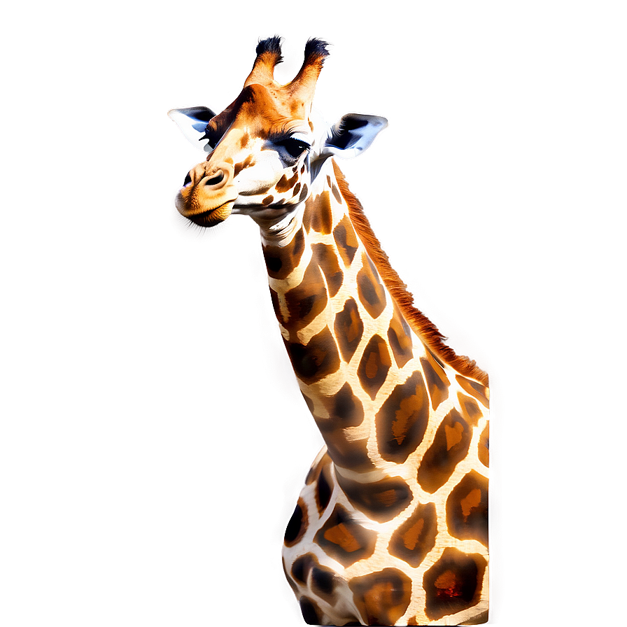 Giraffe Blend Into Nature Png Pbo PNG Image