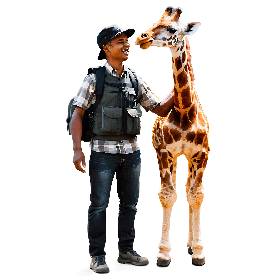 Giraffe Friendship Moment Png Eey11 PNG Image