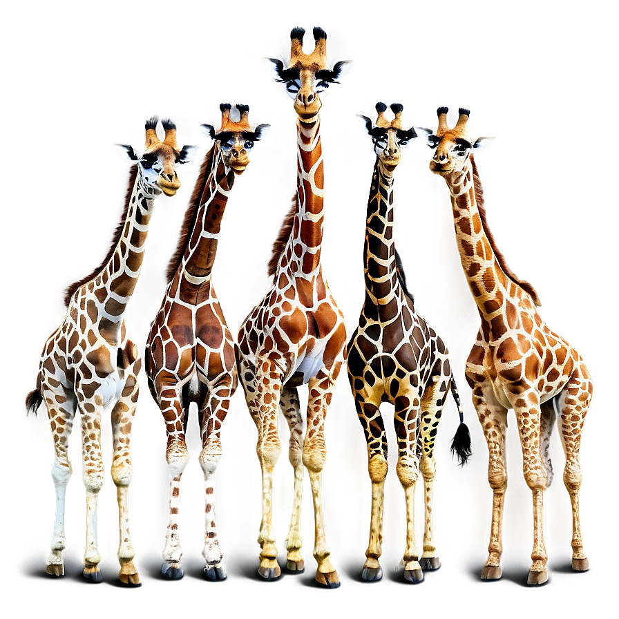 Giraffe Herd Migration Png Xbl PNG Image