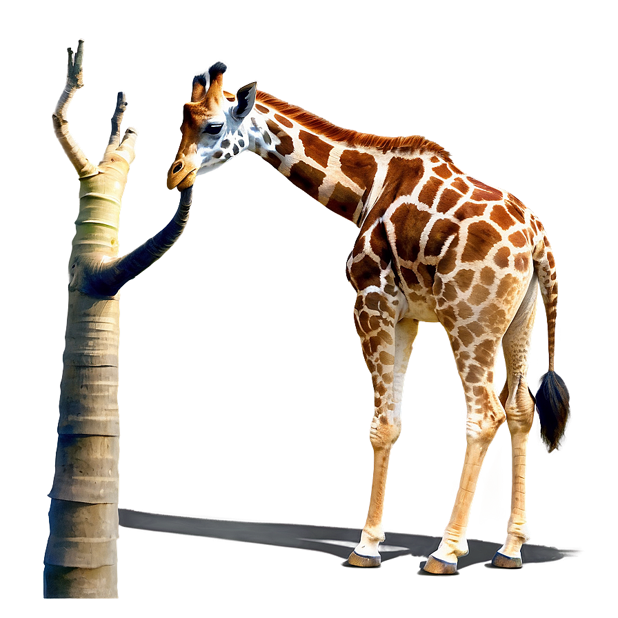 Giraffe Mother And Baby Png Rnn65 PNG Image