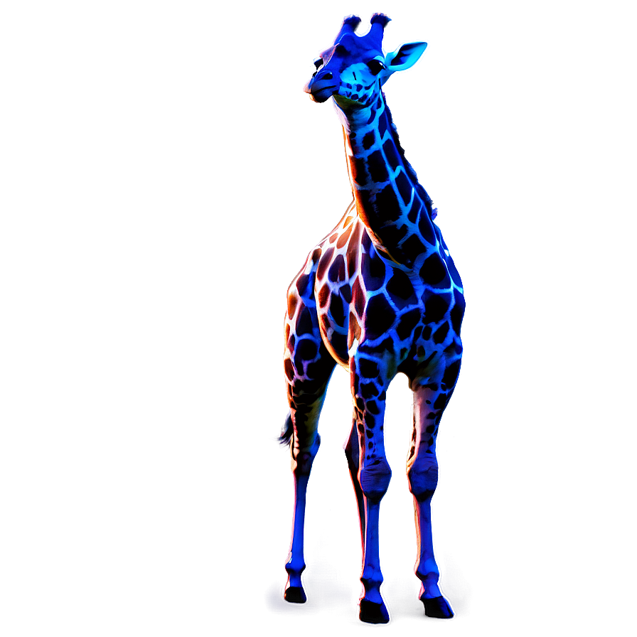 Giraffe Silhouette At Dusk Png Rxl24 PNG Image