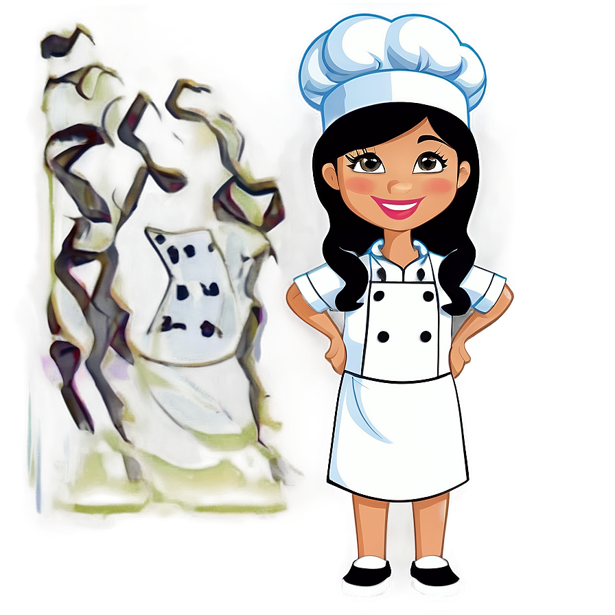 Girl Chef Cartoon Png 30 PNG Image