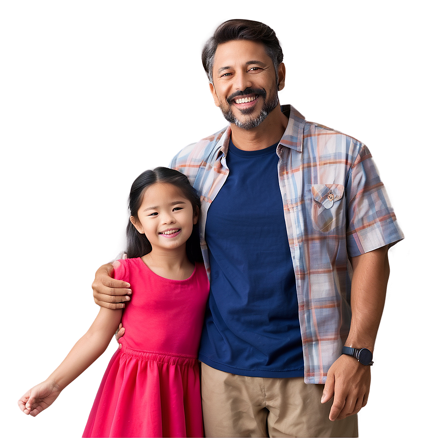 Girl Dad Joy Png Gah PNG Image