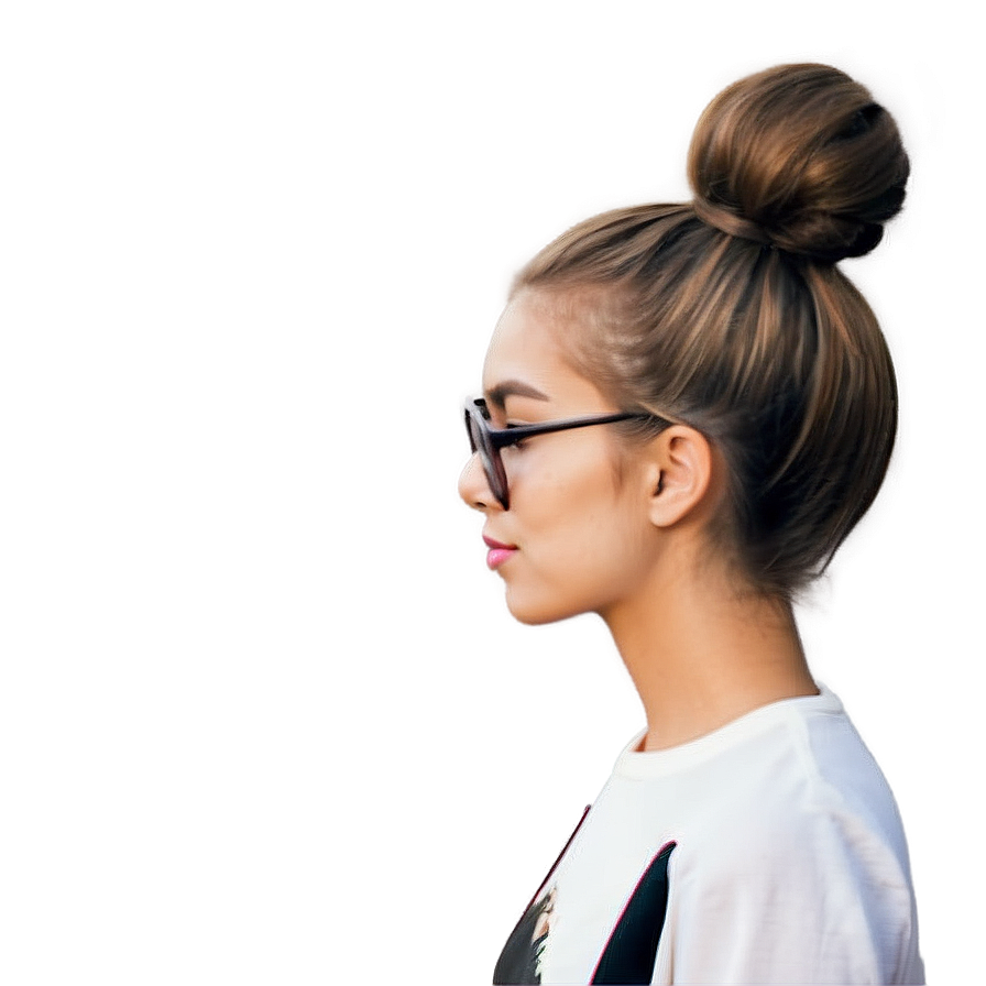 Girl Hair Bun Png Axl PNG Image