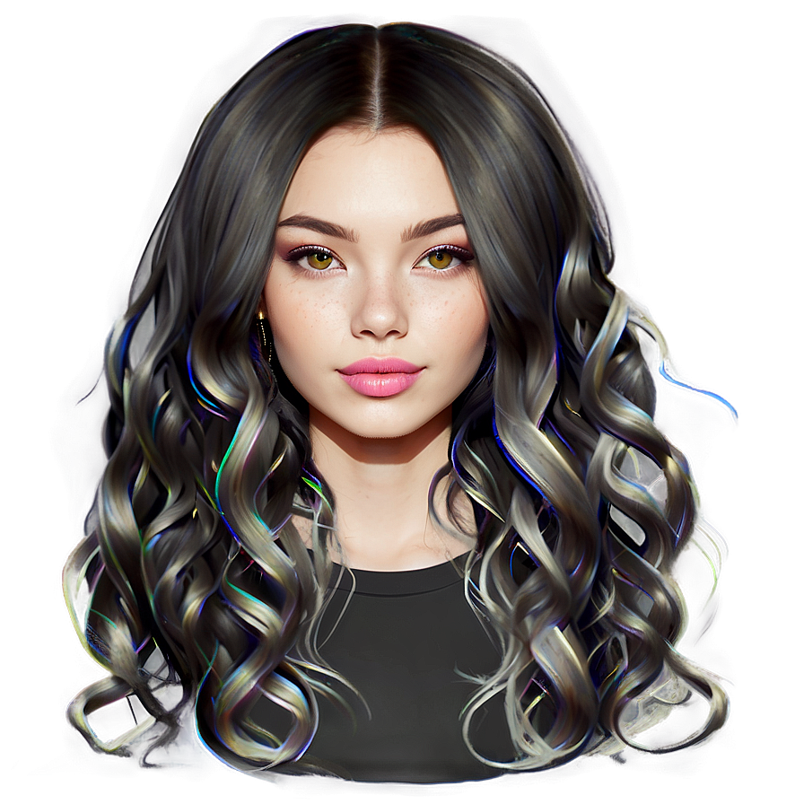 Girl Hair Fashion Png 06132024 PNG Image