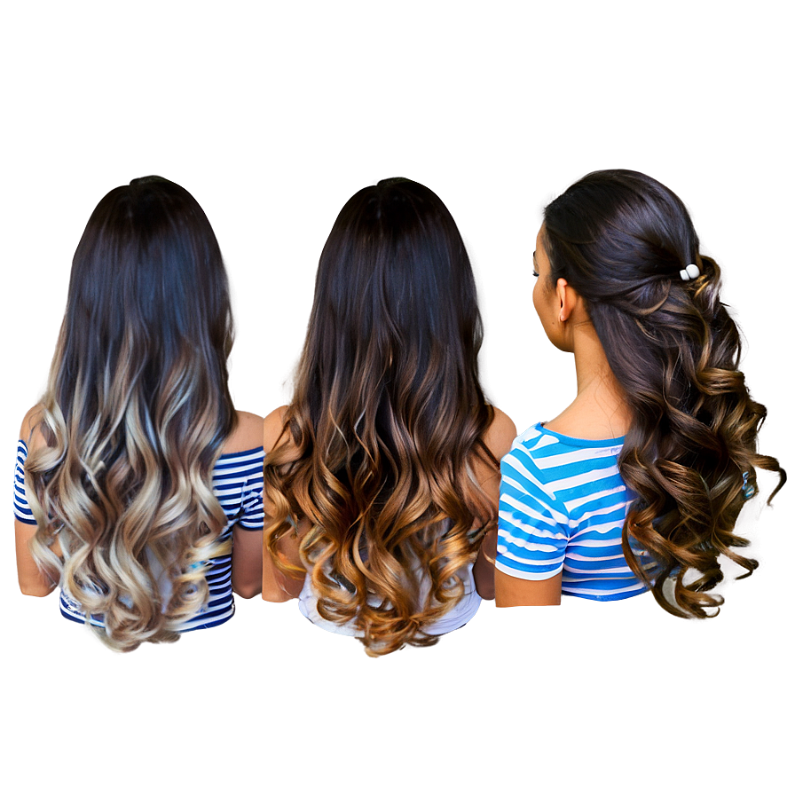 Girl Hair Ombre Png 36 PNG Image