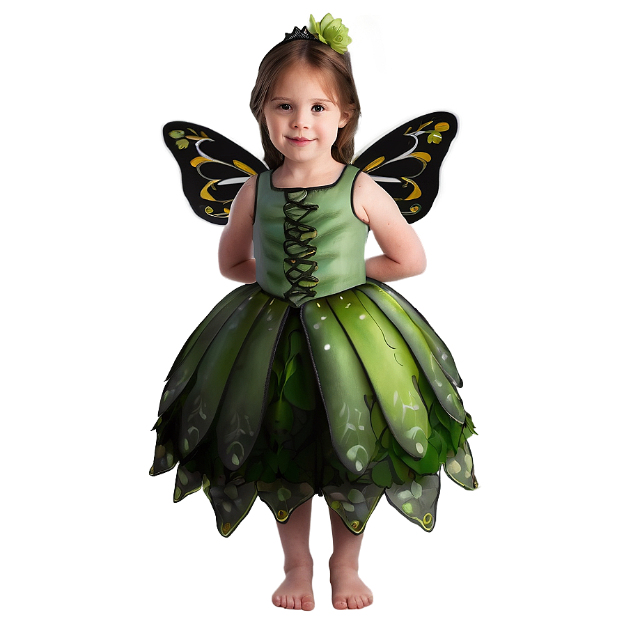 Girl In Fairy Costume Png 06242024 PNG Image