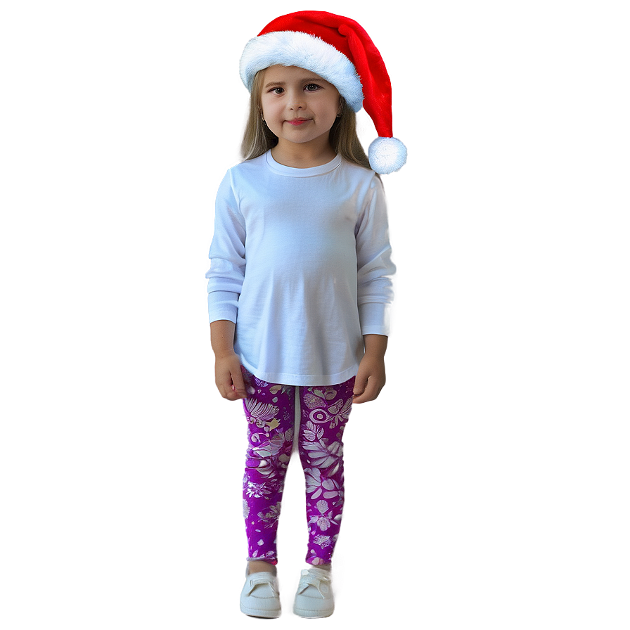 Girl In Santa Hat Png Yuu50 PNG Image