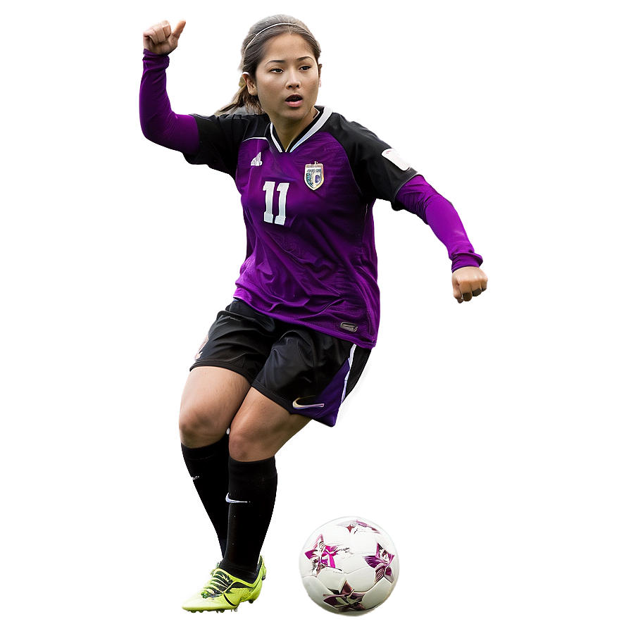 Girl Soccer Player Png Rqd PNG Image