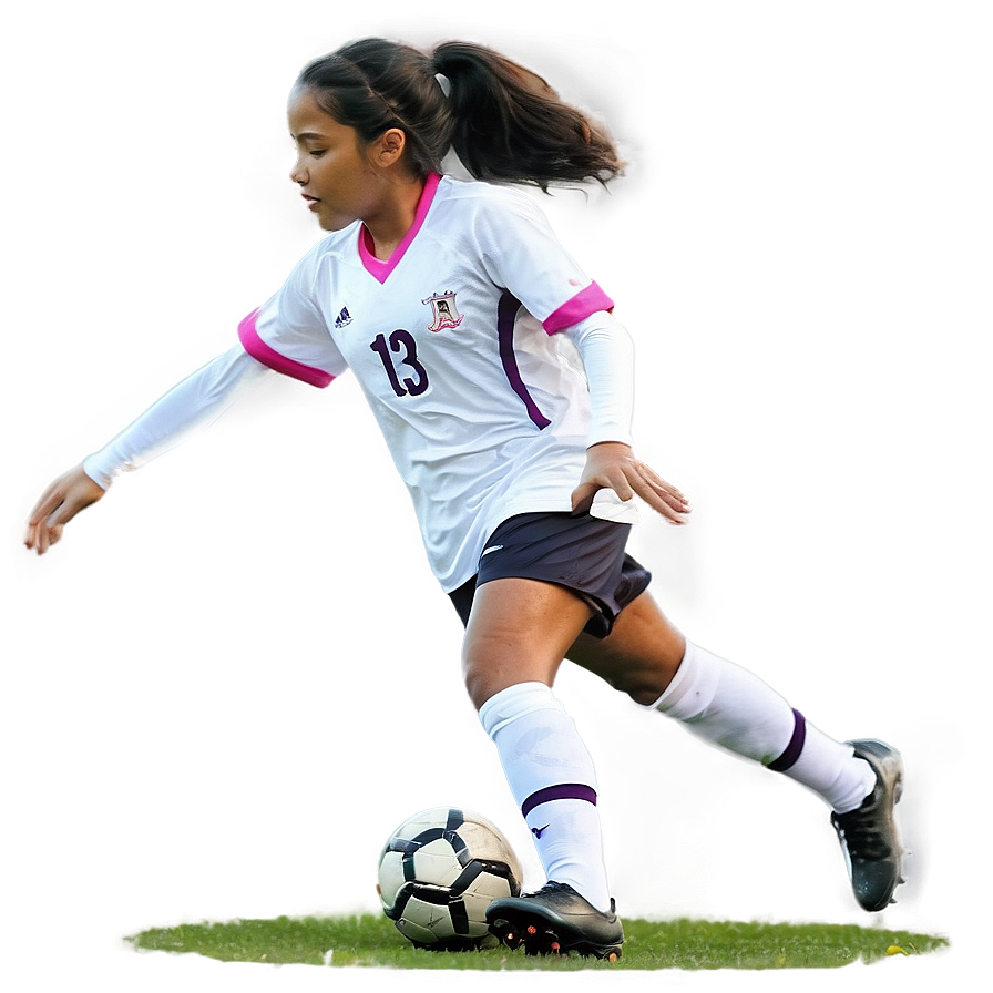 Girl Soccer Player Png Vcy PNG Image