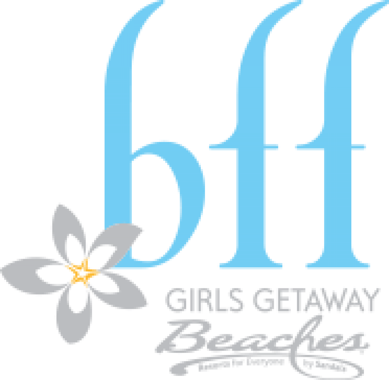 Girls Getaway Beaches Logo PNG Image