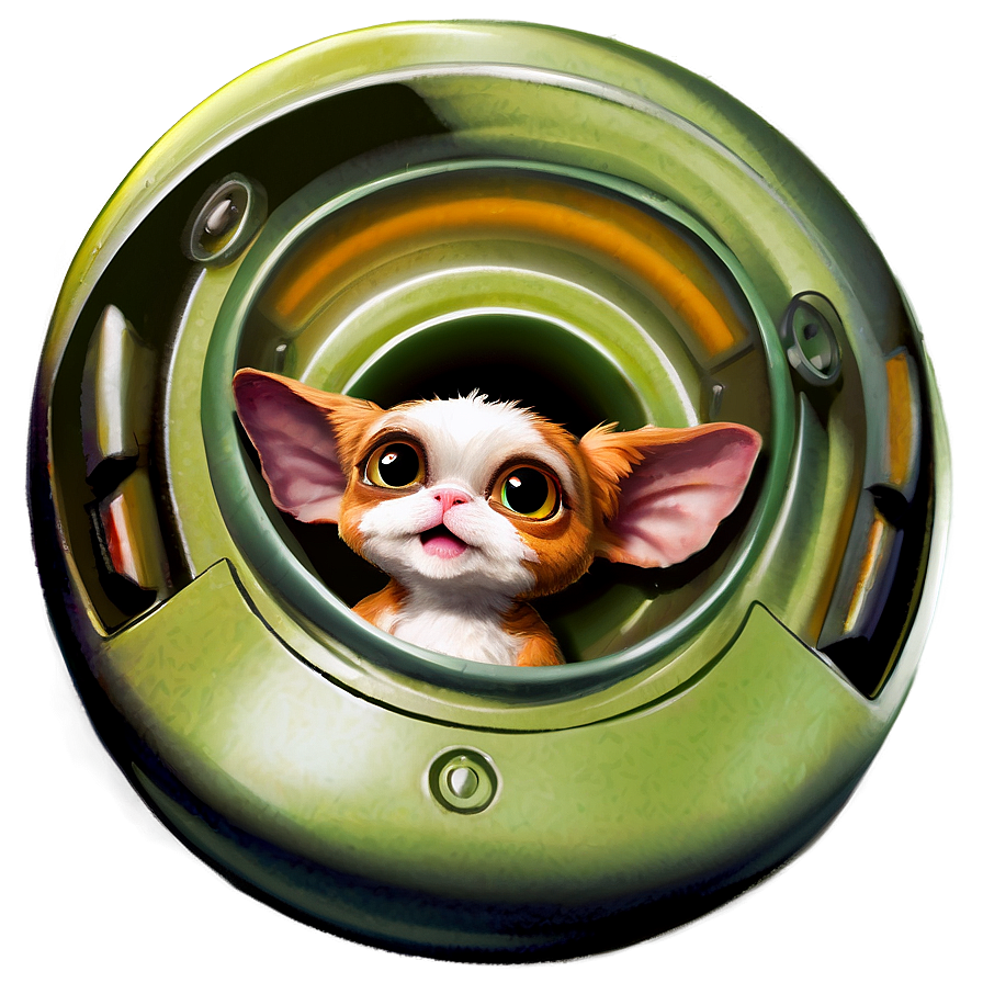 Gizmo In A Spaceship Png 06242024 PNG Image