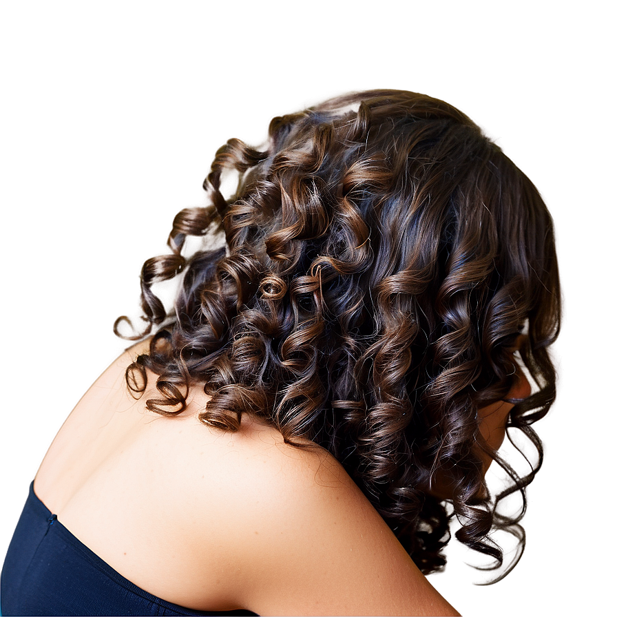 Glamorous Perm Hair For Special Events Png Fum71 PNG Image