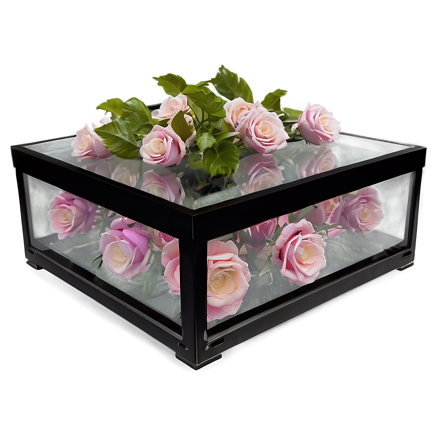 Glass Box For Flowers Png Xat PNG Image