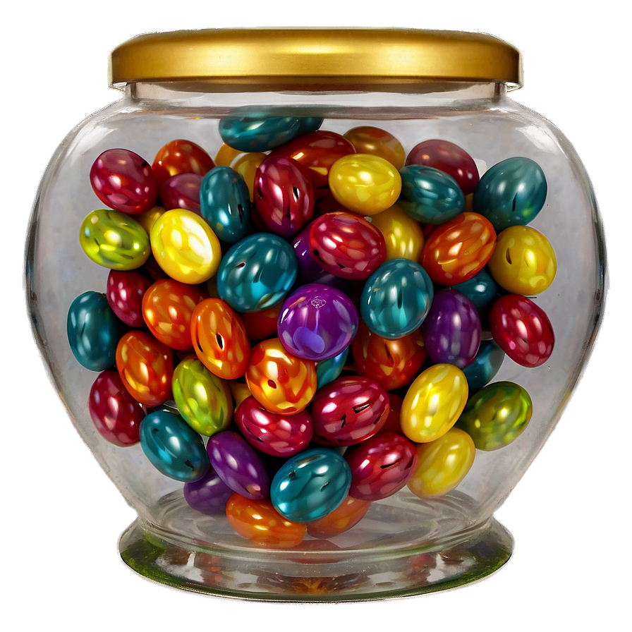 Glass Candy Jar Png 06292024 PNG Image