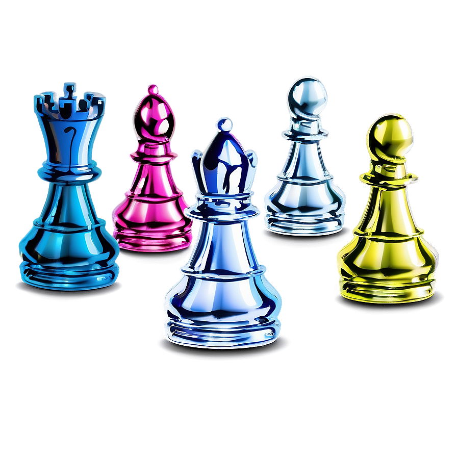 Glass Chess Pieces Transparent Png Efv95 PNG Image