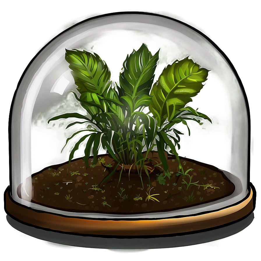 Glass Dome For Plants Png 4 PNG Image