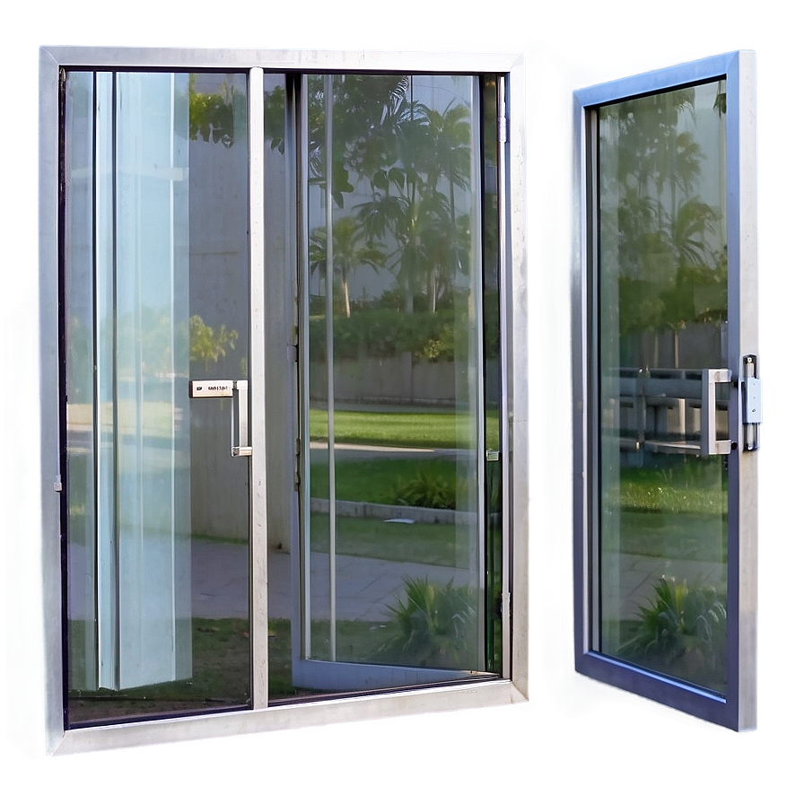 Glass Door B PNG Image