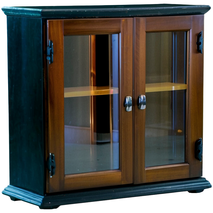 Glass Door Cabinet Png 06122024 PNG Image