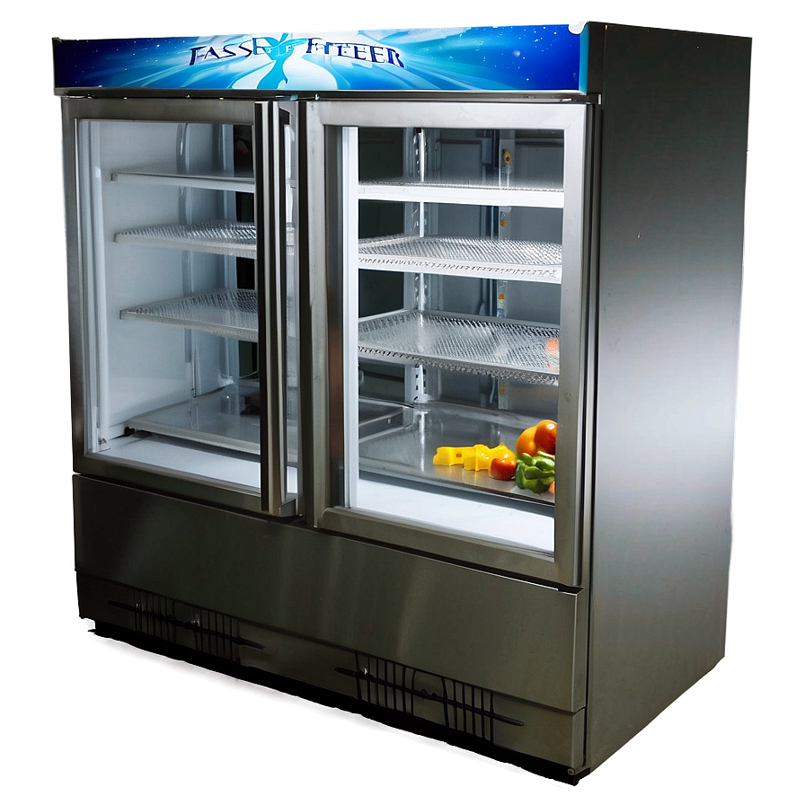 Glass Door Freezer Png 06212024 PNG Image