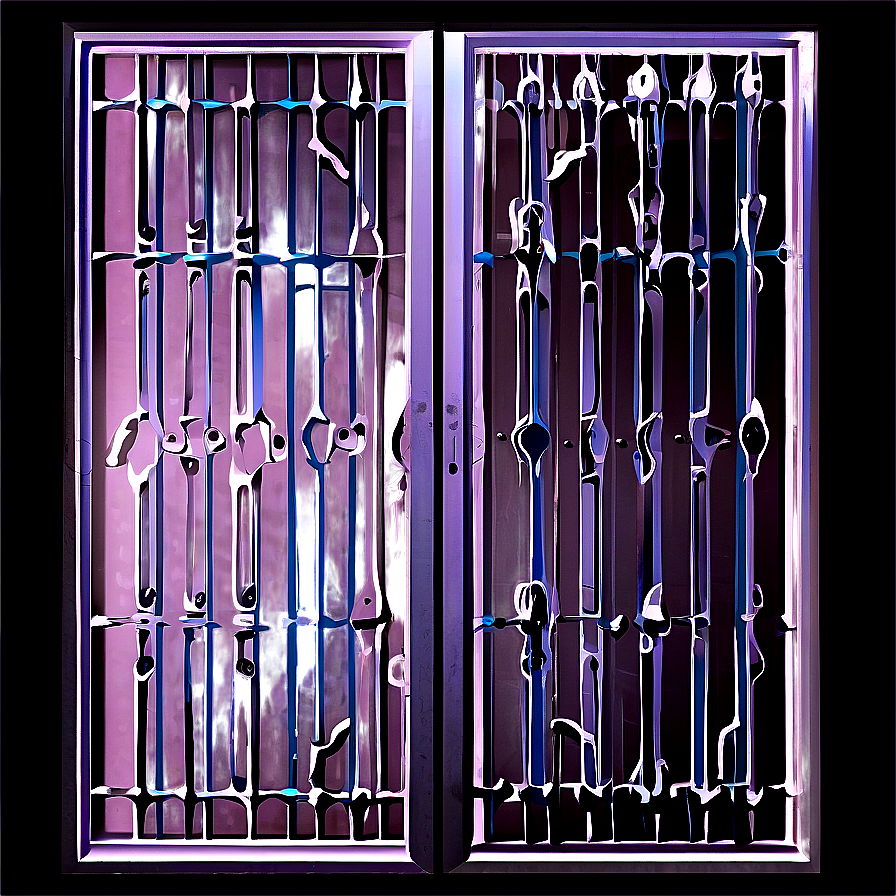 Glass Door With Grill Png 48 PNG Image