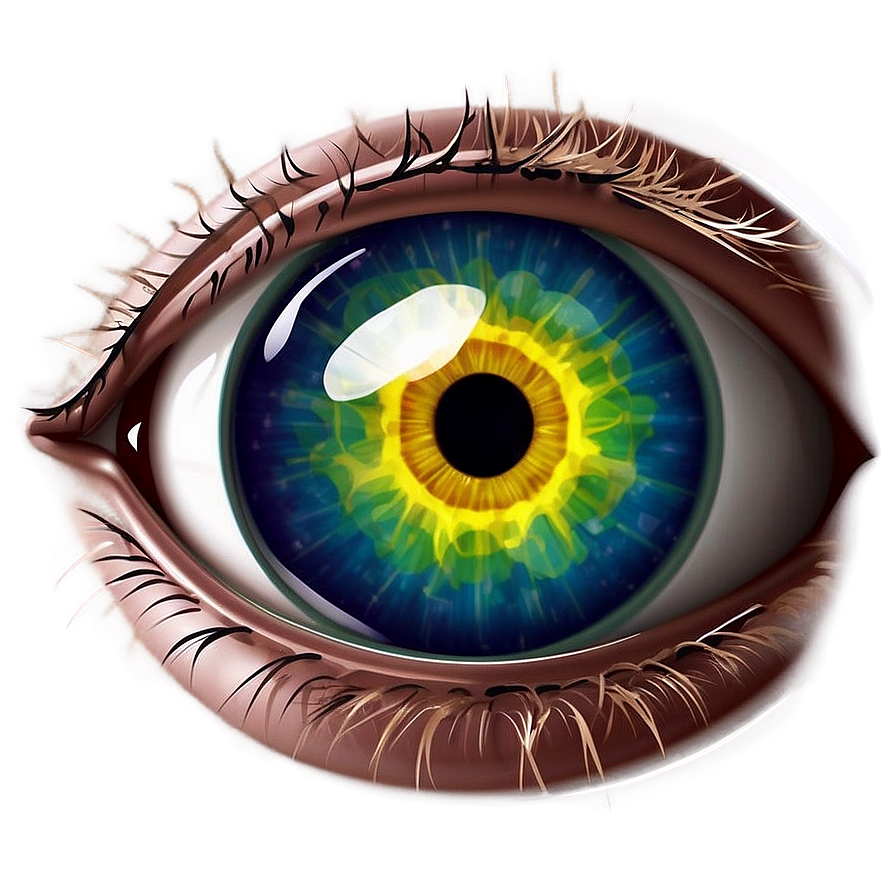 Glass Eye Illustration Png 5 PNG Image