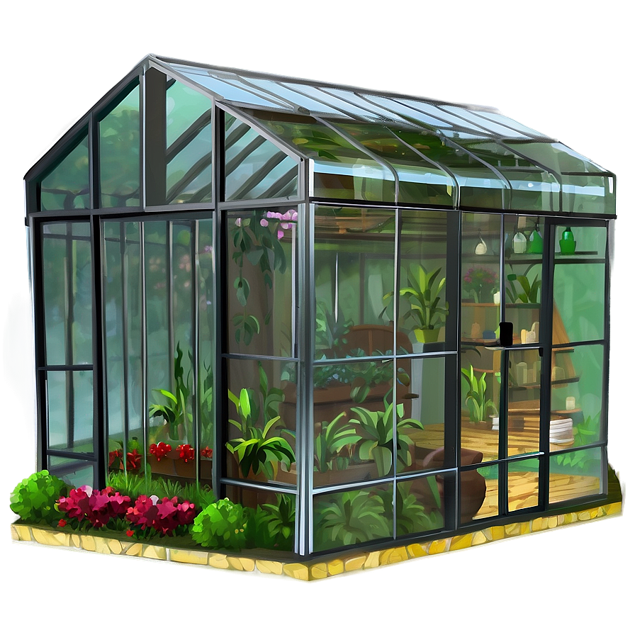 Glass House Clipart Png Ham16 PNG Image