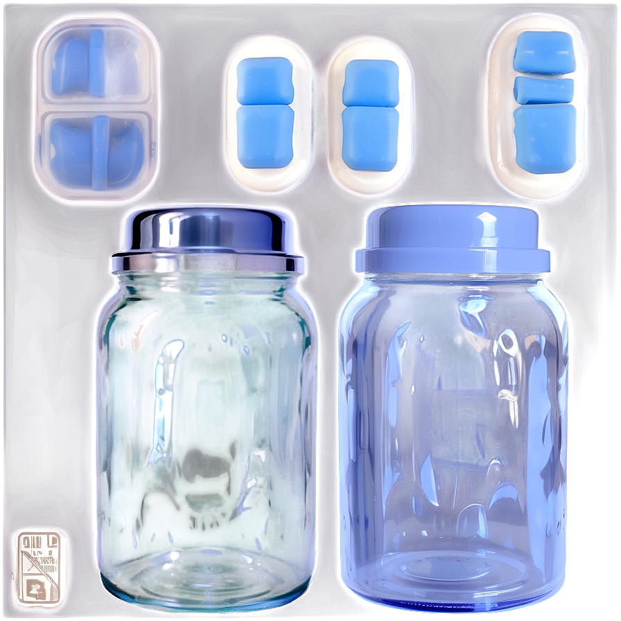 Glass Jar With Silicone Sleeve Png 06132024 PNG Image