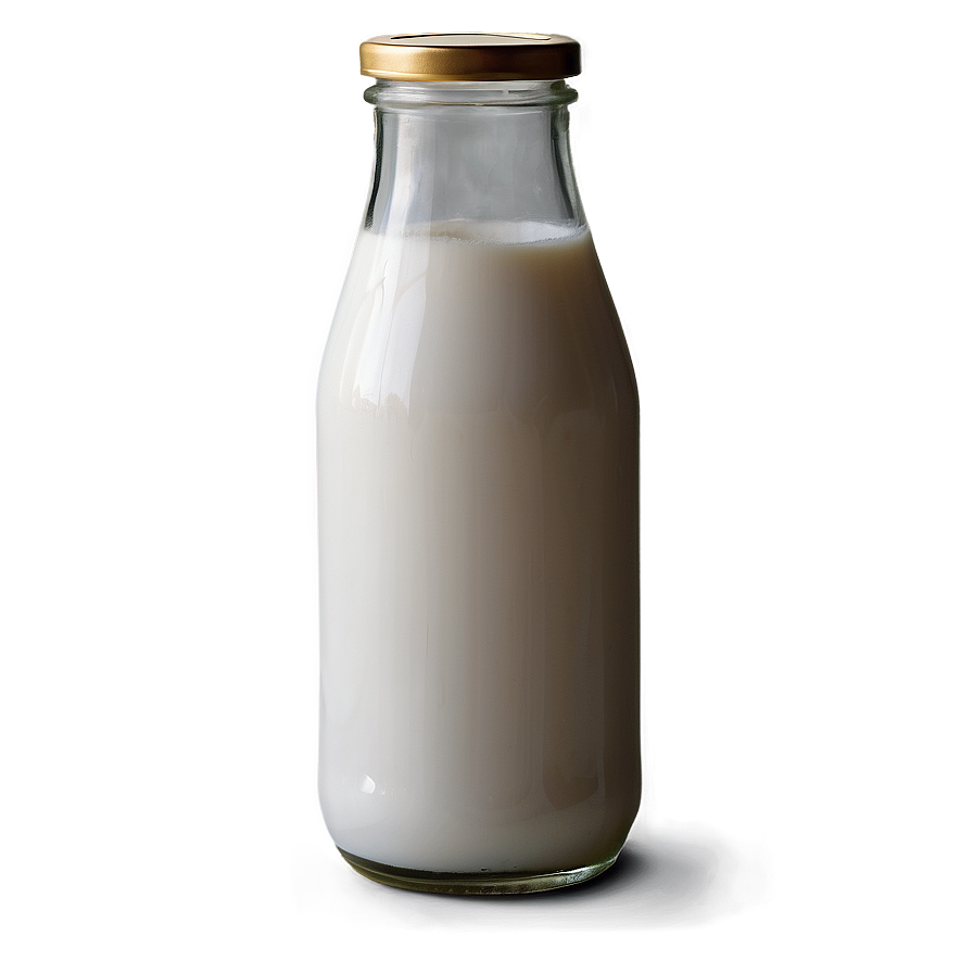 Glass Milk Bottle Png 11 PNG Image