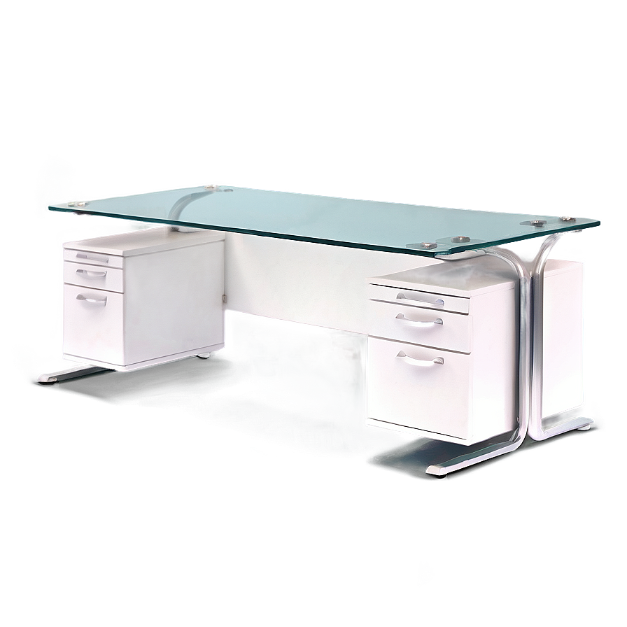 Glass Office Desk Png Wxx13 PNG Image