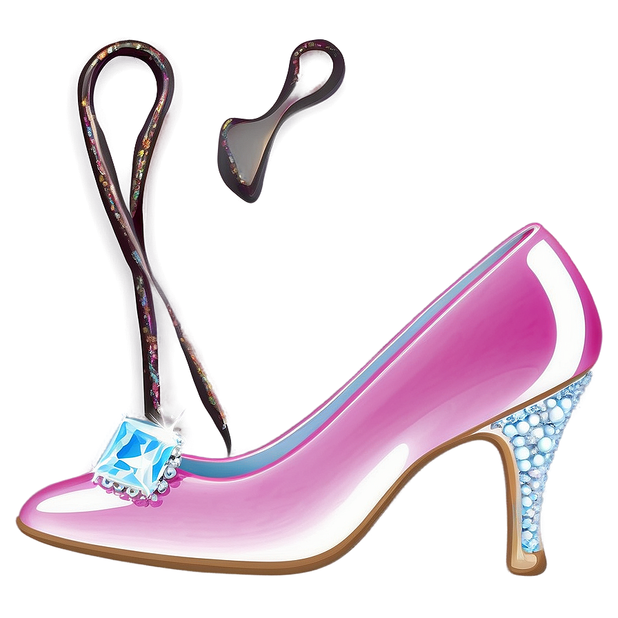 Glass Slipper Fit For A Princess Png Qri PNG Image