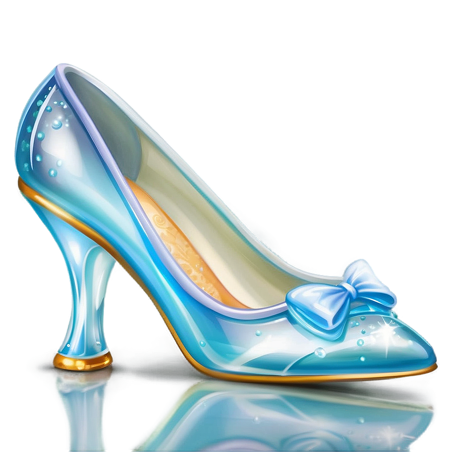 Glass Slipper For Dreamy Look Png Tsy PNG Image